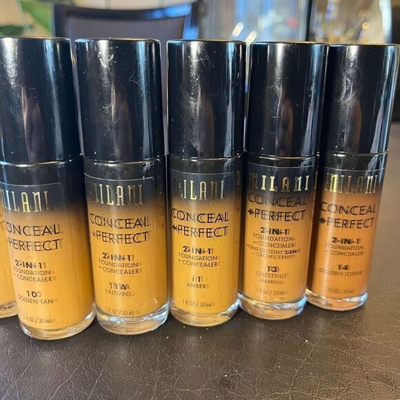 10 Golden Tan Matte Milani Conceal + Perfect 2-in-1 Foundation + Concealer - Picture 4 of 4